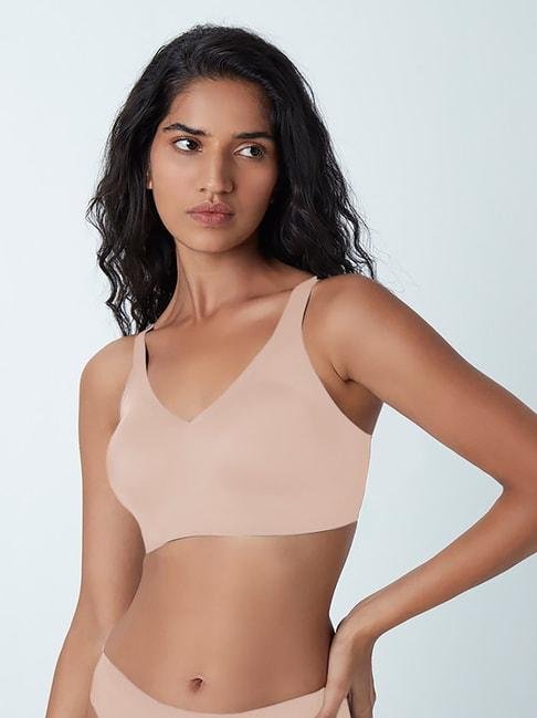 Wunderlove by Westside Almond Invisible Full Coverage Bra