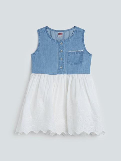 HOP Kids by Westside White Fit-And-Flare Dress