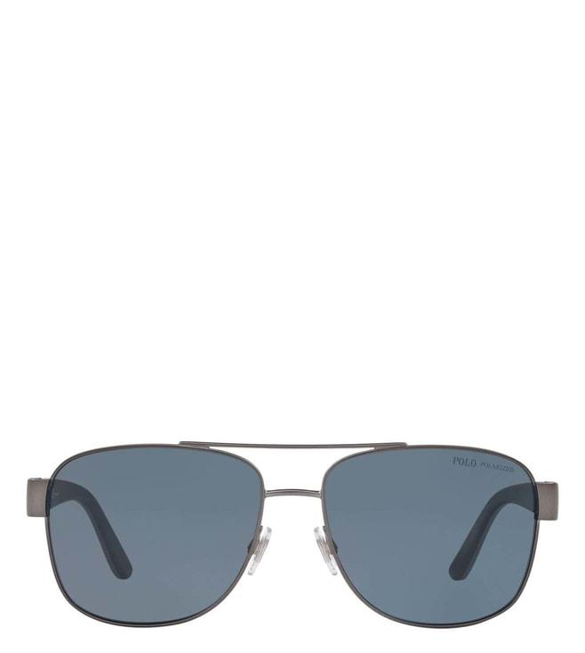 Polo Ralph Lauren Blue Aviator Sunglasses for Men