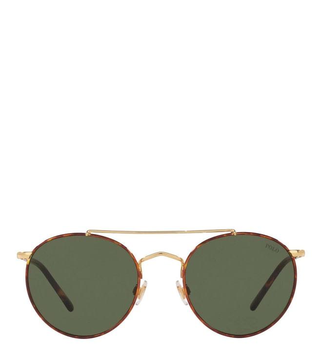 Polo Ralph Lauren Green Round Sunglasses for Men