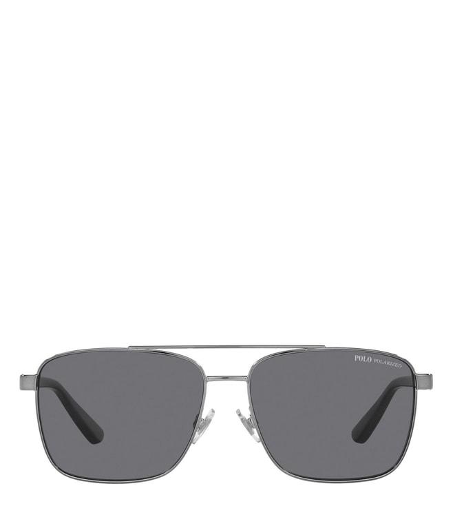 Polo Ralph Lauren Grey Square Sunglasses for Men