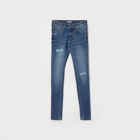 PEPE JEANS Girls Stonewashed Jeans