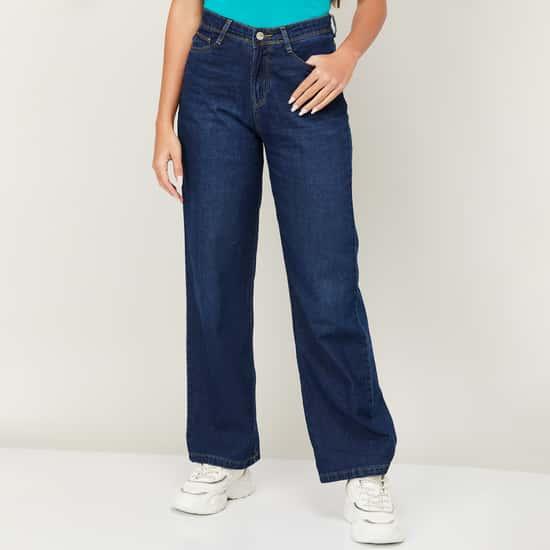 KRAUS Women Faded Bootcut Jeans