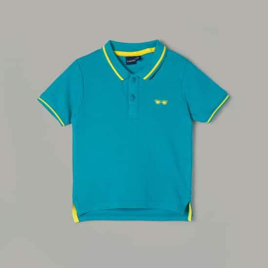 FAME FOREVER Boys Solid Polo T-Shirt