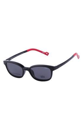 Kids Black Full Rim Rectangle Attachment Black Small (Size 46) IA860-C1 Sunglasses