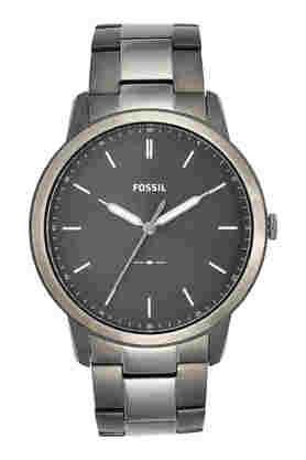 Mens 44 mm The Minimalist 3H Grey Dial Stainless Steel Analogue Watch - FS5459