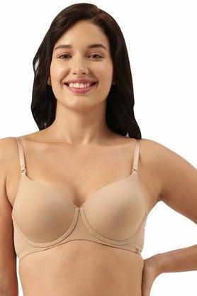 Wired Removable Straps Lightly Padded Women's Every Day Bra - Honey