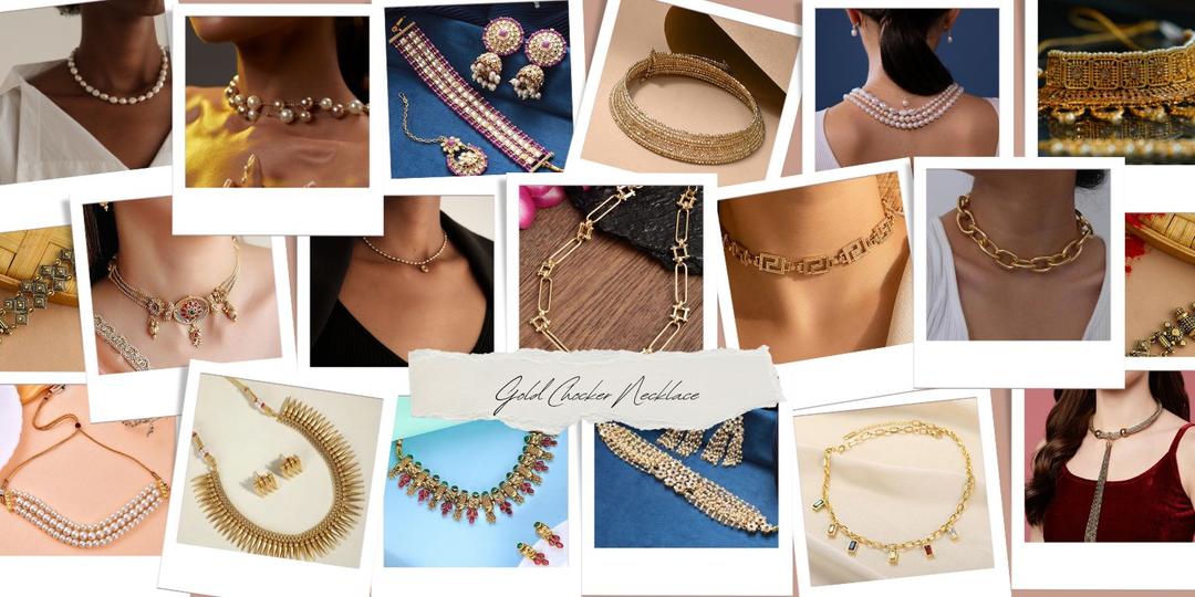 27 Stunning Gold Choker Necklaces under 1000