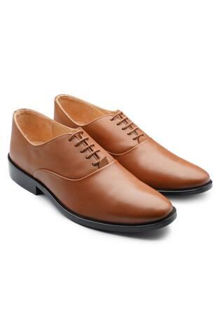 Brown Italian Soft Leather Handcrafted Oxford Shoes